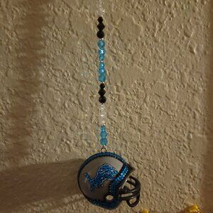 Loins NFL mini Bling Car Charm Helmet